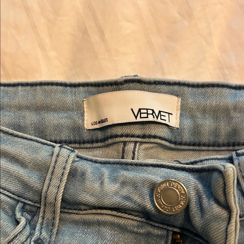 VERVET Light Wash Wide Leg Flare Jeans